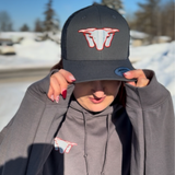 NORTH COUNTRY BEEF EMBROIDERED RETRO TRUCKER HAT